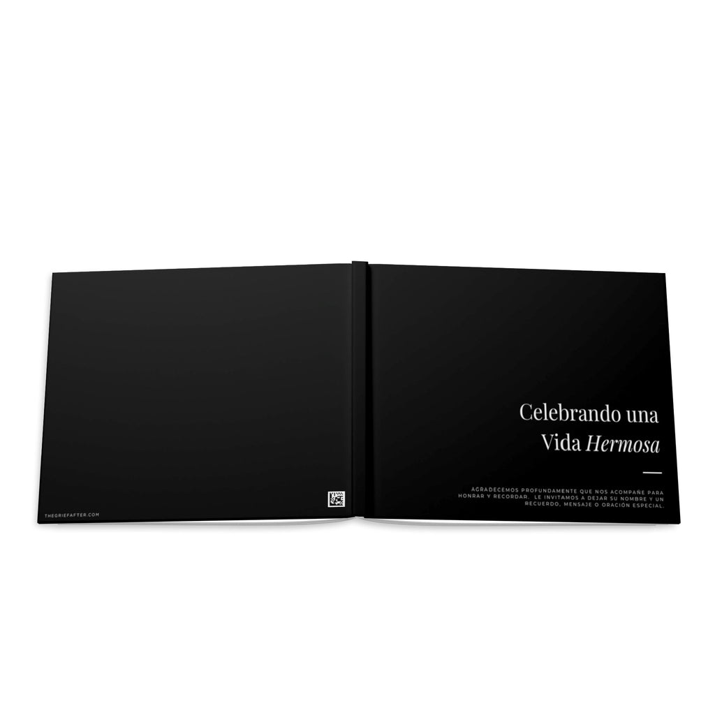 Funeral Book — "Celebrando una Vida Hermosa" Memorial Keepsake