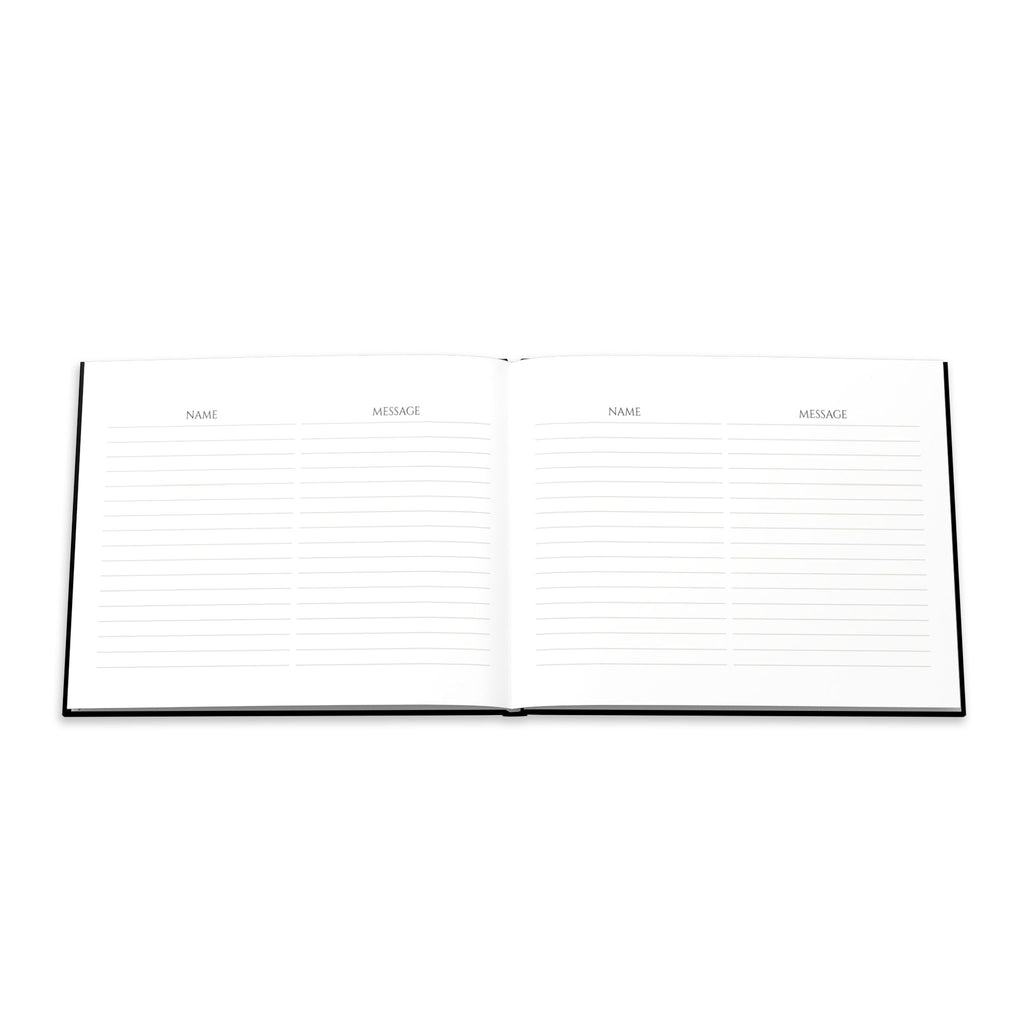 Funeral Guest Book — "In Loving Memory" Memorial Keepsake