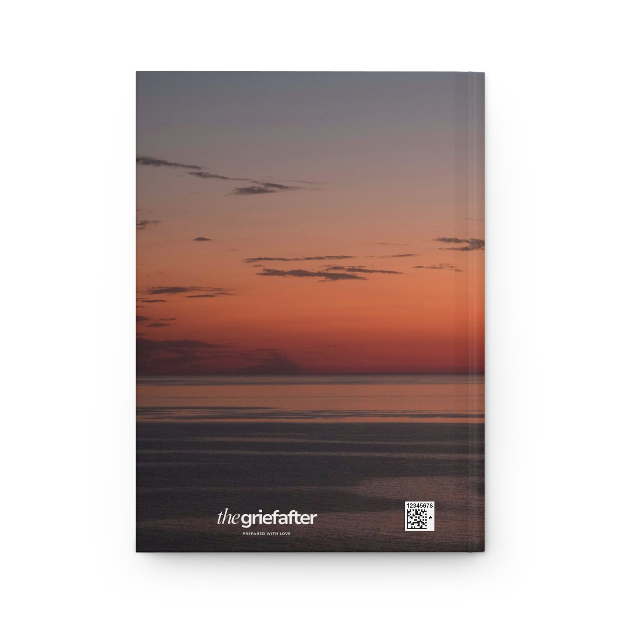 Conversations With You — Hardcover Journal (Sunset Beach Reflection)