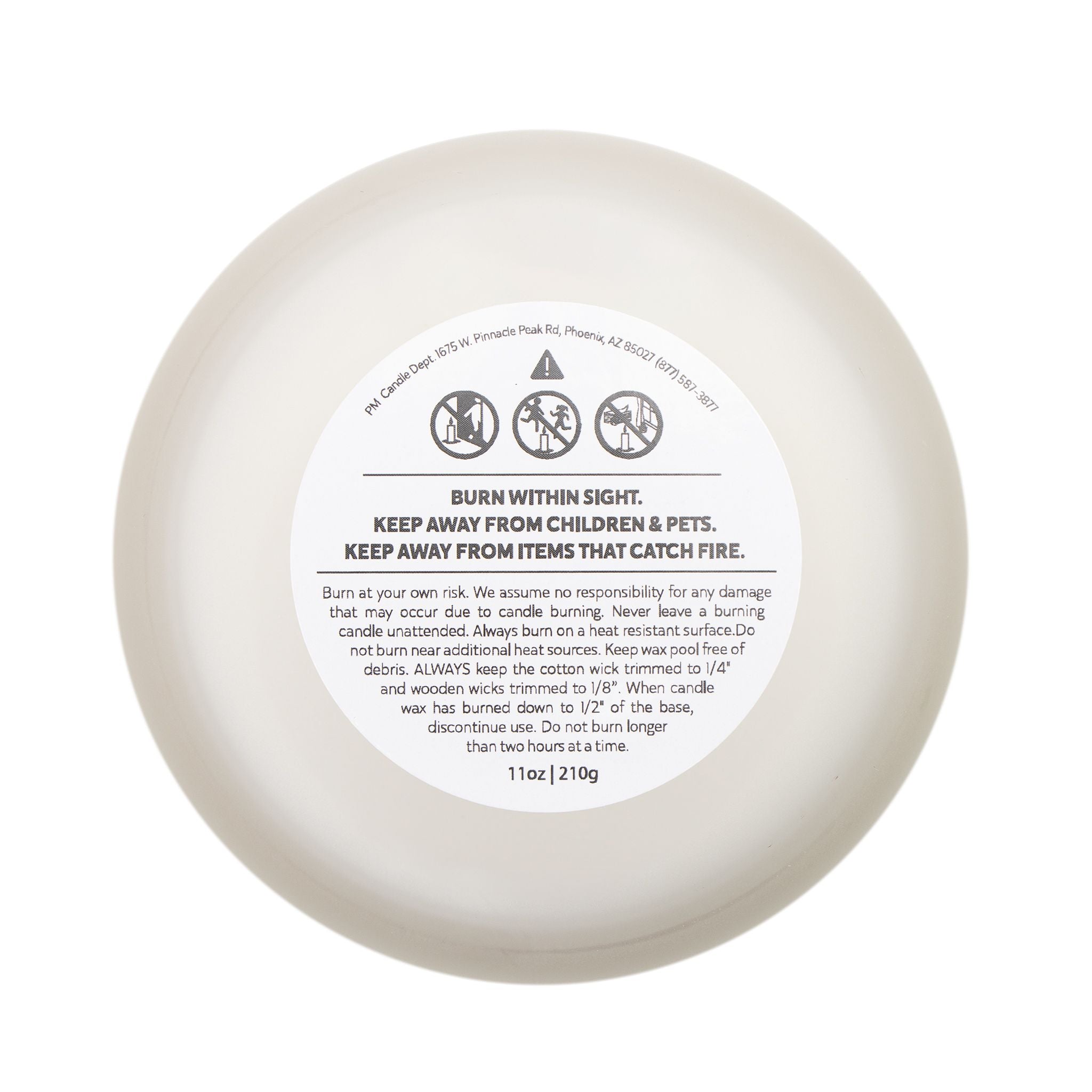 Memorial Frosted Glass Candle — "In Loving Memory" 11oz Scented Remembrance Candle