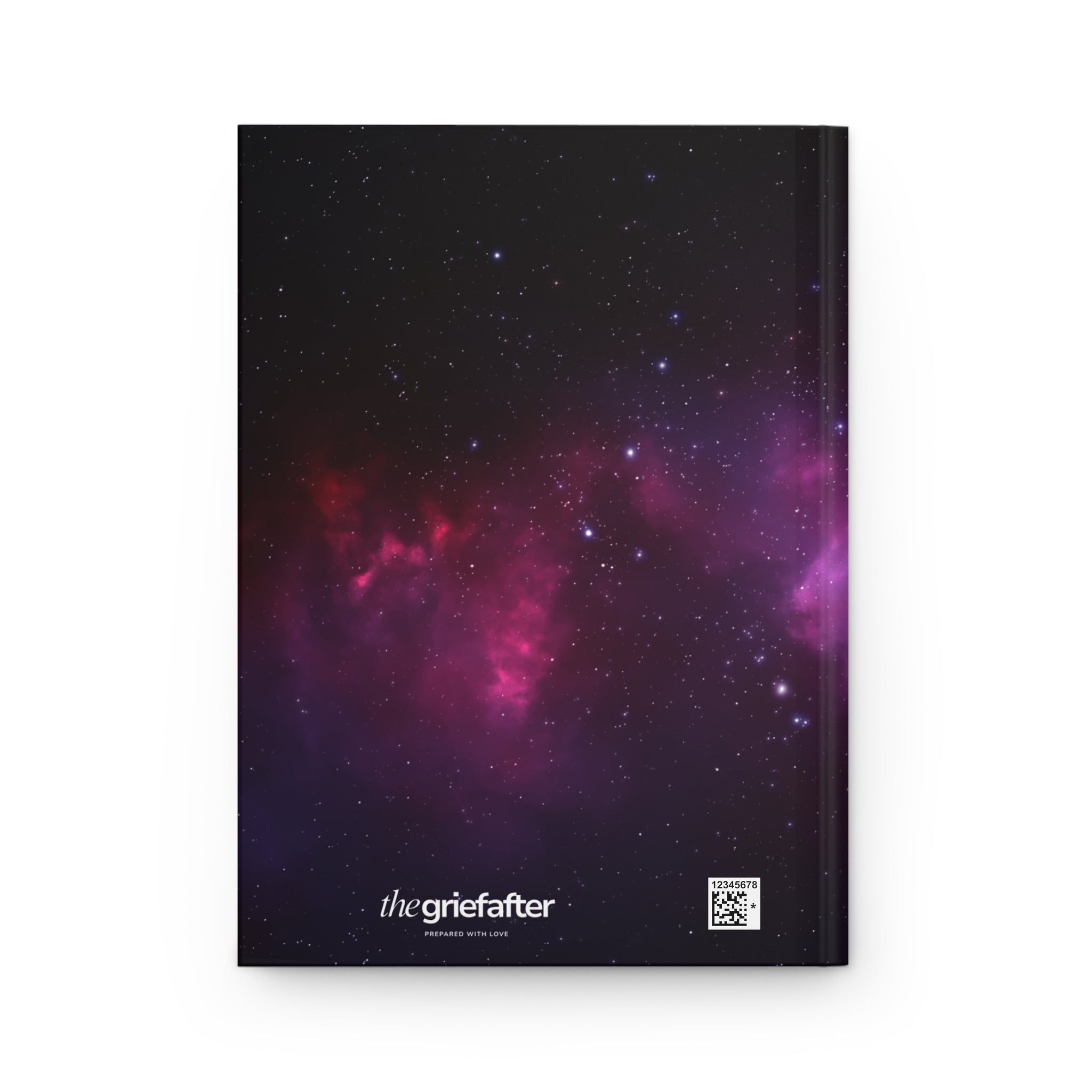 Galaxy Hardcover Journal — "Notes Across the Stars" Matte Notebook