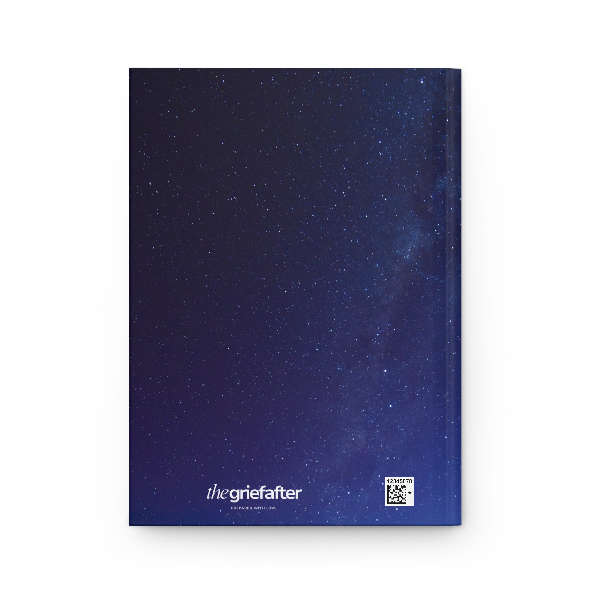 'When I Go I Want You to Know' Hardcover Journal — Starry Night Gratitude & Grief Notebook