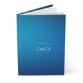 I Miss You Dad Hardcover Journal — Grief & Remembrance Notebook