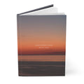 Conversations With You — Hardcover Journal (Sunset Beach Reflection)