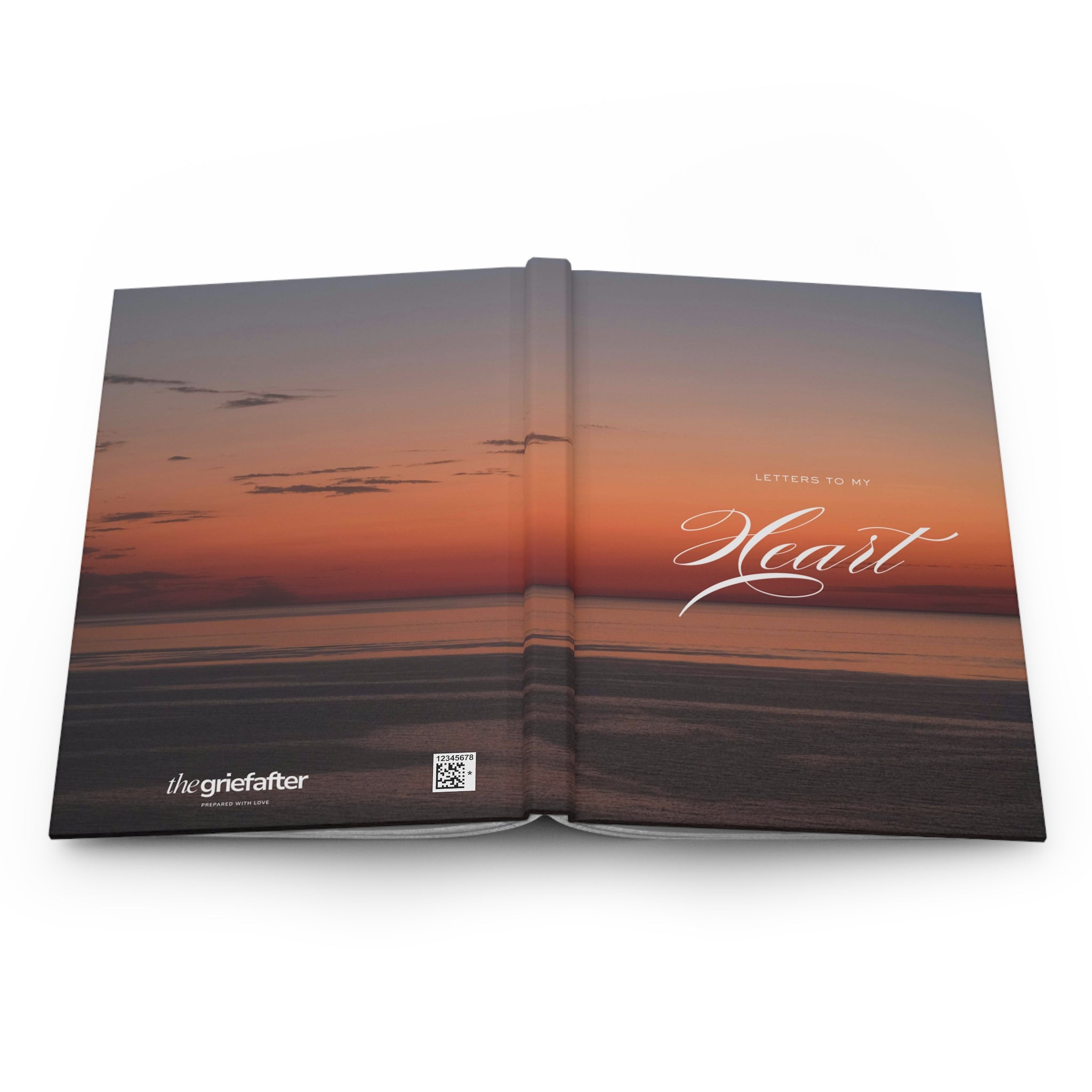 Hardcover Journal — "Letters to My Heart" Sunset Keepsake Notebook