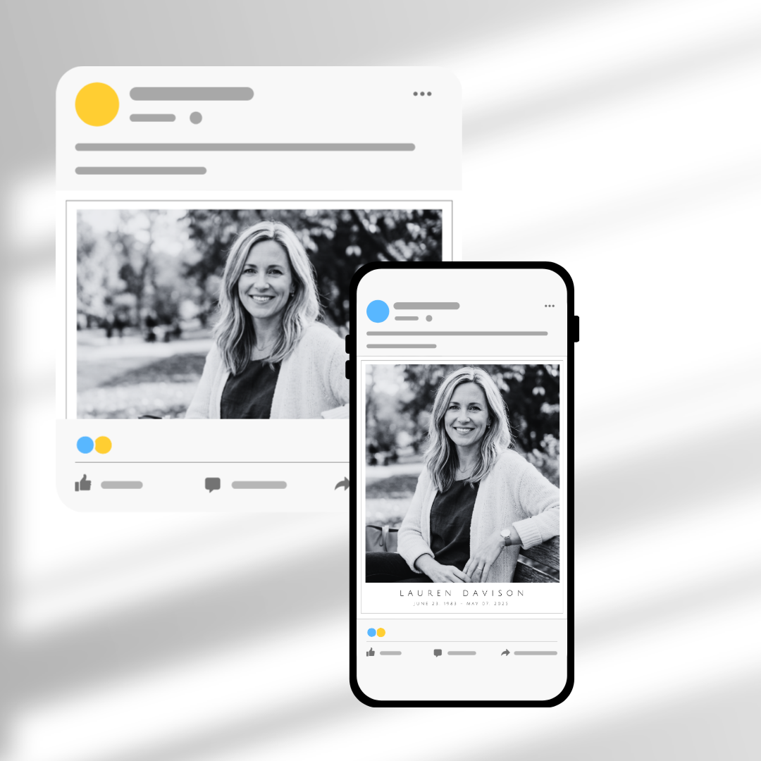 Classic Social Media Posts Announcement Templates