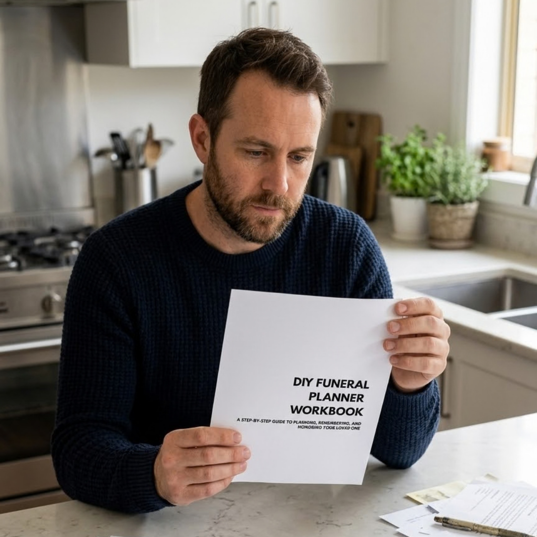 DIY Funeral Planner Workbook (Digital Download) – What To Do When Someone Dies (Step-by-Step Guide)